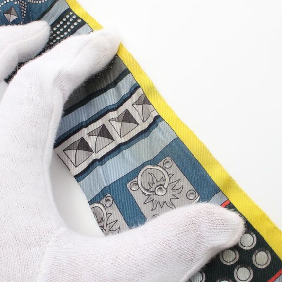 Hermes Silk Twilly Scarf Colliers de chiens - Picture 6 of 6